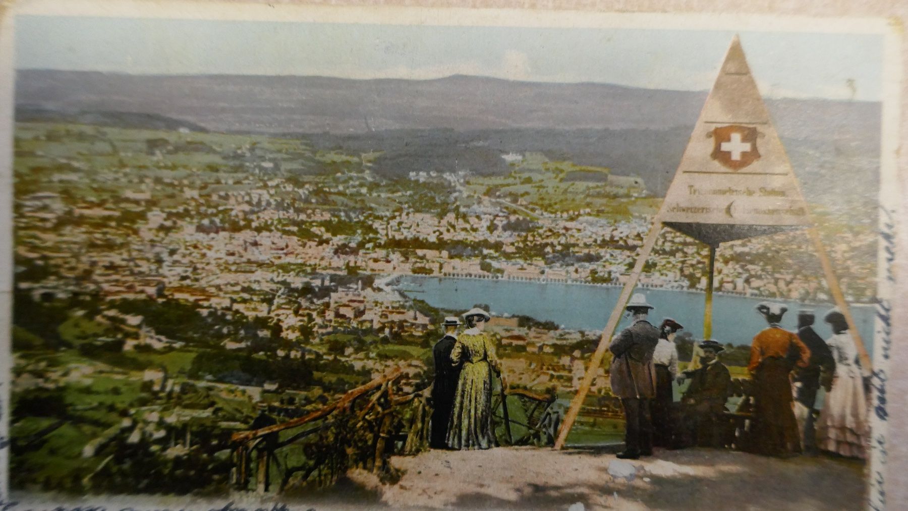 Ansichtskarten: Zürich vom Uetliberg gesehen – Gebraucht aus Oberriet SG von ret_7j2k
