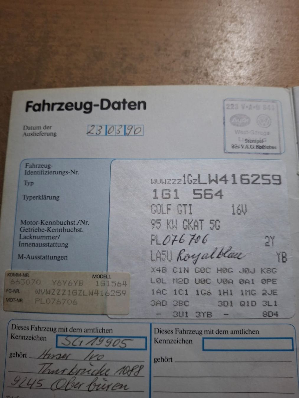 VW Autos: Golf 2 16V – Gebraucht aus Schleitheim von gun_6dsr 3