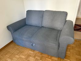 🛋️ IKEA Bettsofa 120x200 mit Stauraum + Memory-Foam-Topper