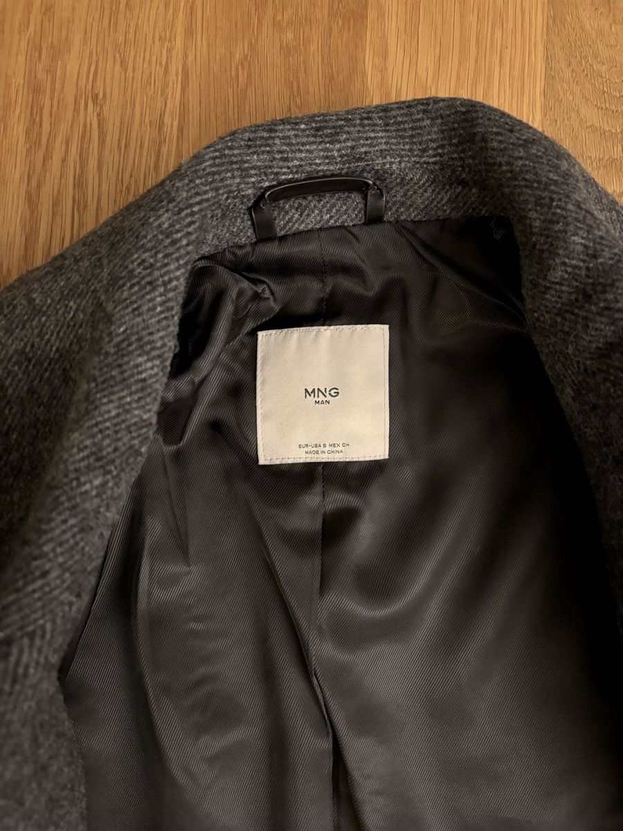 Mango Cappotti: Herren Mantel Wolle grau, meliert – Nuovo (secondo la descrizione) da Brugg AG venduto da franky_100 3