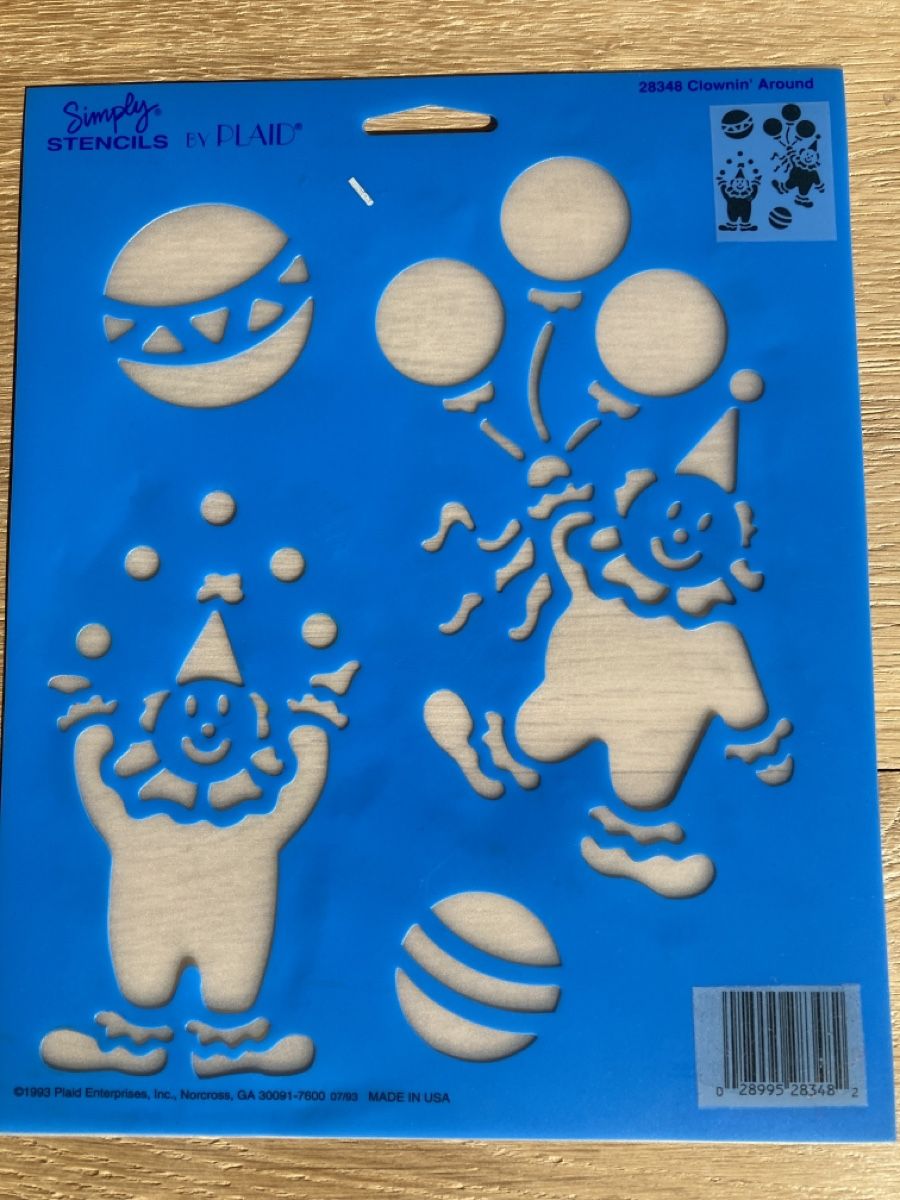 Sciablone: Flexschablone Motiv 2 Clown – Usato da Frenkendorf venduto da silasho