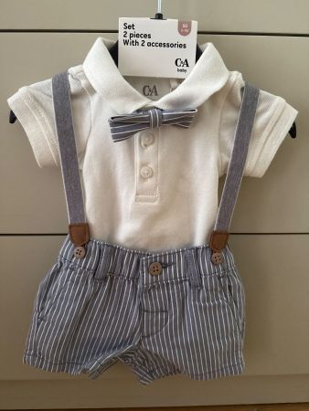 NEU! Jungs Newborn Sommer-Set Gr.50 + Finklis