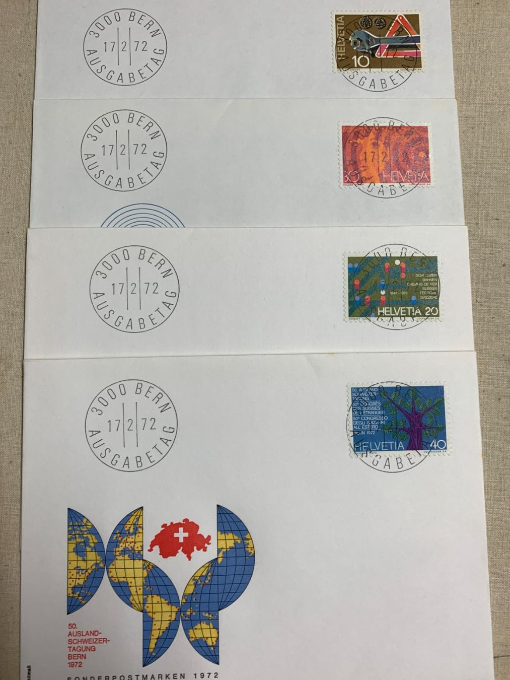 Alle Briefmarken: FDC - 1972 – Gebraucht aus Sorengo von 74in