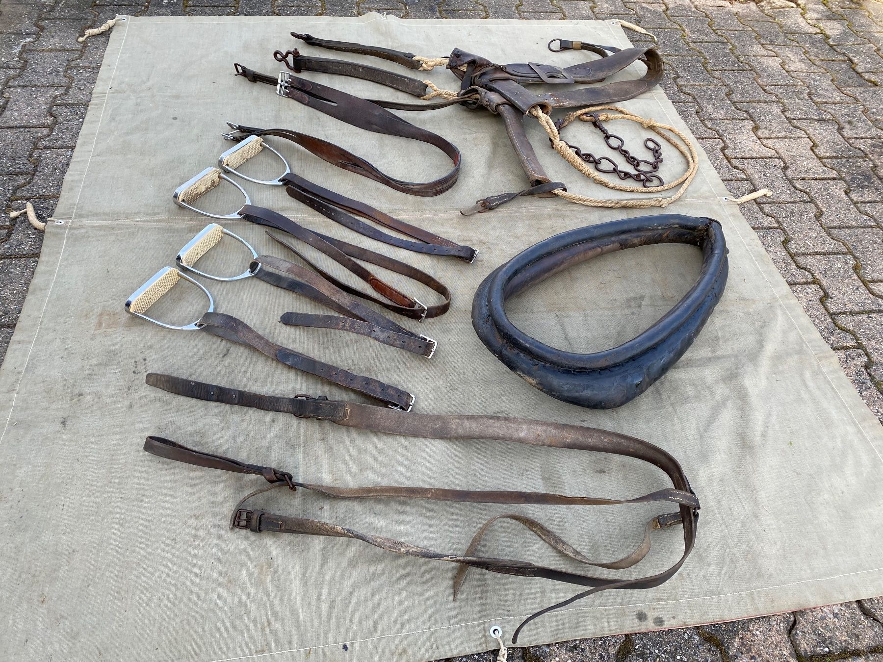 Carrozze: Pferdezubehör Lot – Difettoso da Feldbach venduto da Fea1 5