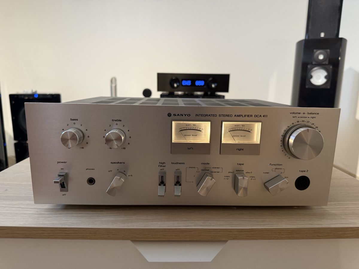 Sanyo Amplificateurs: SANYO INTEGRATED STEREO AMPLIFIER DCA 411 – D'occasion à Veyrier par mus_d768