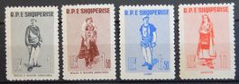 Albanien Kat. 623-626 ** 1961 Kat 12 Euro