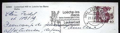 Ansichtskarten: LUEKERBAD – Gebraucht aus Jona von philajona 1