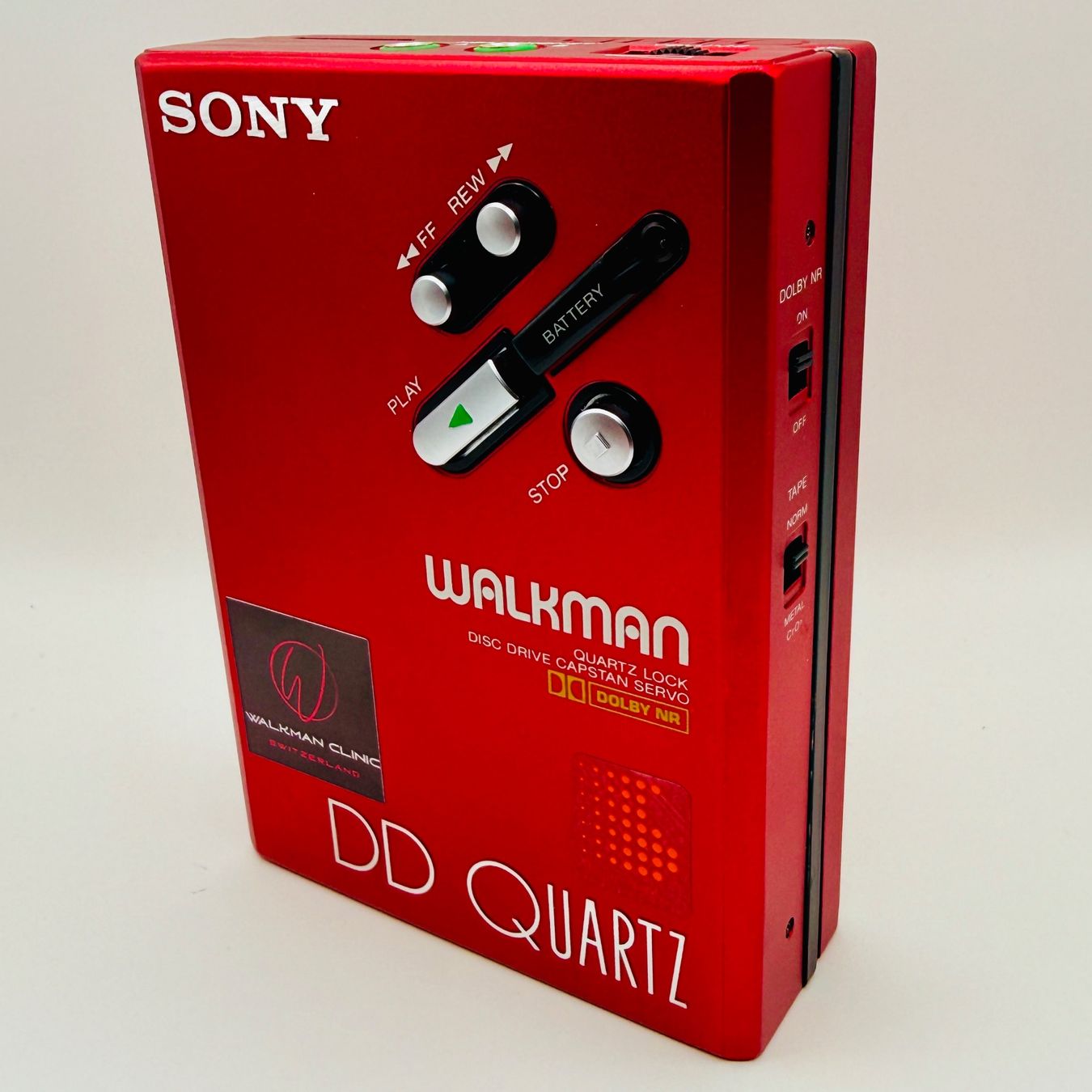 Sony Lettore multimediale portatile: Sony Walkman WM-DDIII Quartz rot #307 – Usato da Vorderthal venduto da WalkmanClinic 1