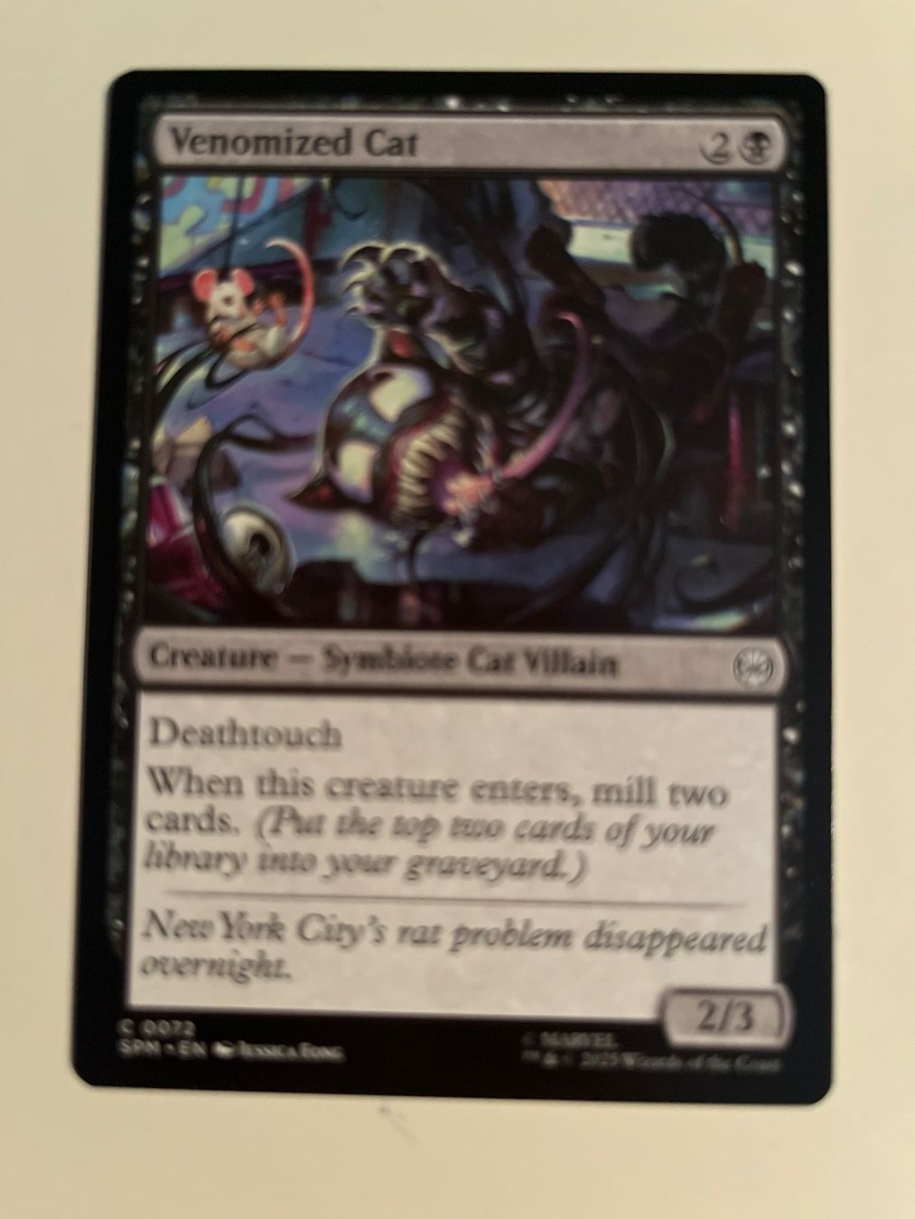 Magic The Gathering Carte collezionabili: 1 x Venomized Cat - Magic: The Gathering - MtG – Usato da Kriens venduto da Shadi1980