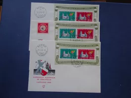 1955 W35 3Stk. FDC BERNA,BERNE & BERN - Adresslos