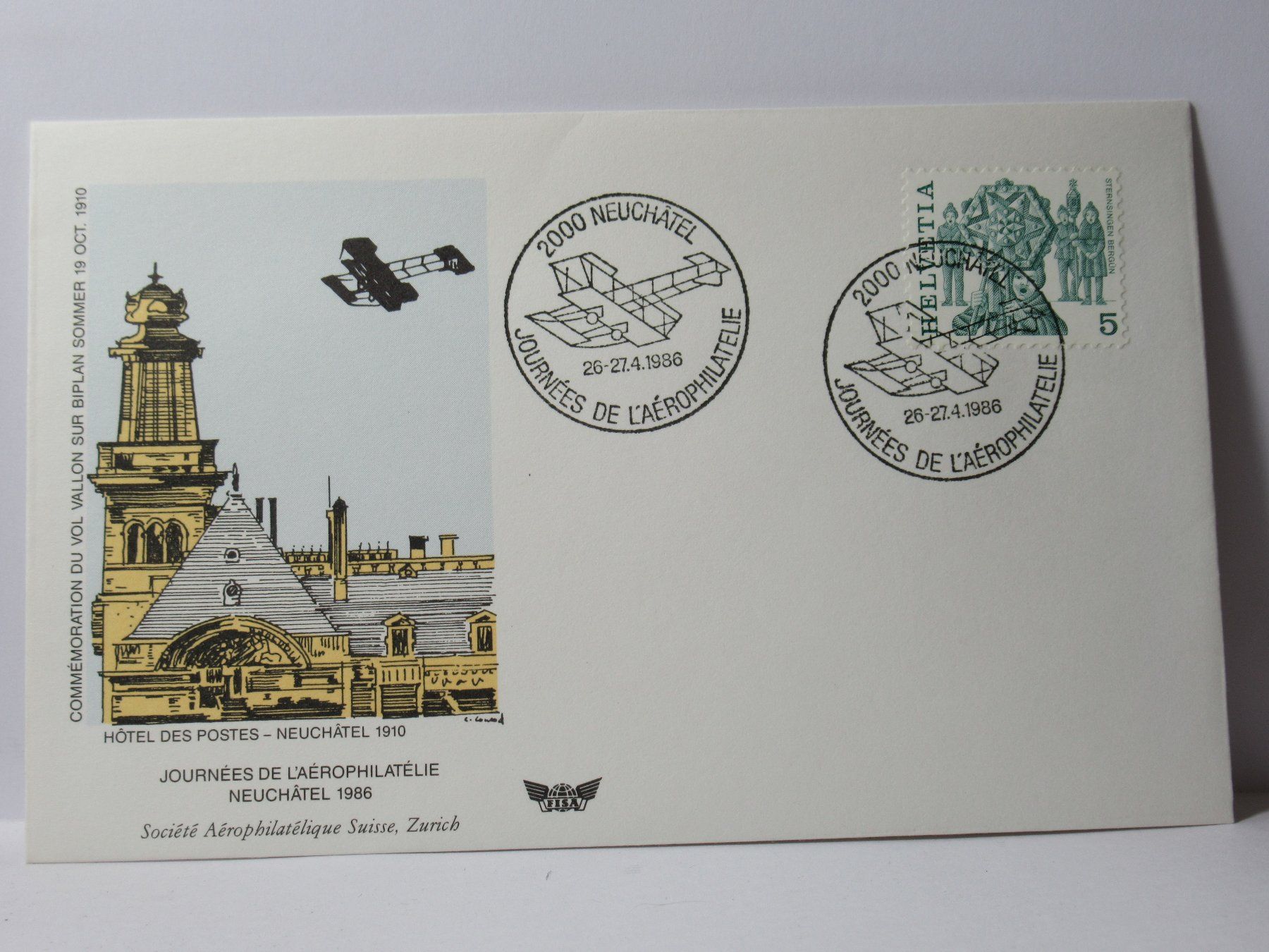Alle Briefmarken: Neuchâtel 1986 – Gebraucht aus Grenchen von Bluemchen1900