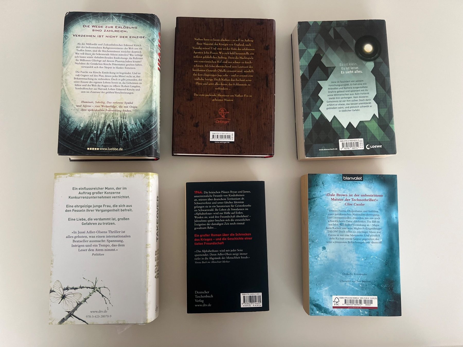 Libri: 6 x spannende Triller / 6 Bücher zusammen – Usato da Kehrsatz venduto da Louvitesse 1