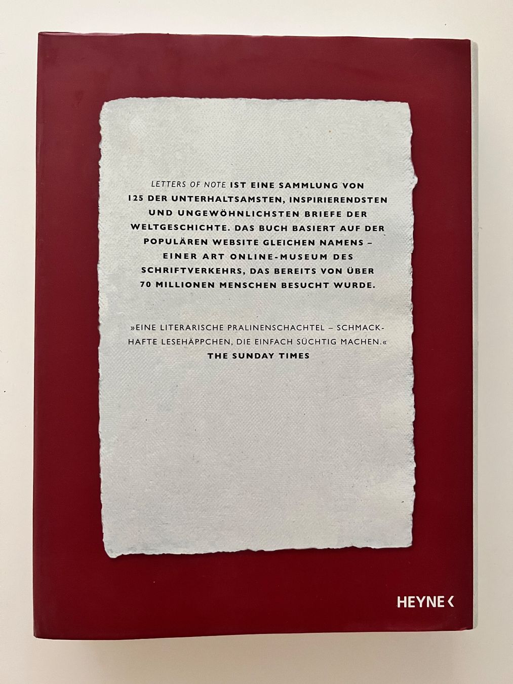 Libri: Letters of note Buch / Bildband – Usato da Effretikon venduto da YaMn 1