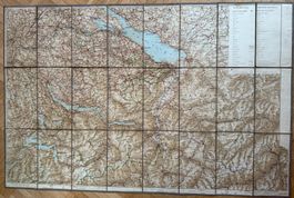 Landkarten Schweiz von 1912