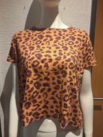Cooles Sommer-Shirt mit Leo-Print, Gr. S, top Zustand