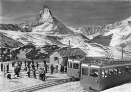 Zermatt (VS) – Station Rotenboden mit dem Matterhorn Bahn G