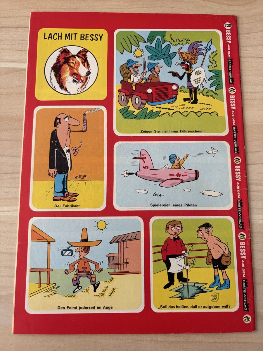 Fumetti: Bessy Bastei 1.Auflage Heft 238 – Usato da Kehrsatz venduto da Raboy 1
