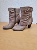 Tamaris Stiefel, Boots braun Gr. 38 Echtes Leder - neuwertig