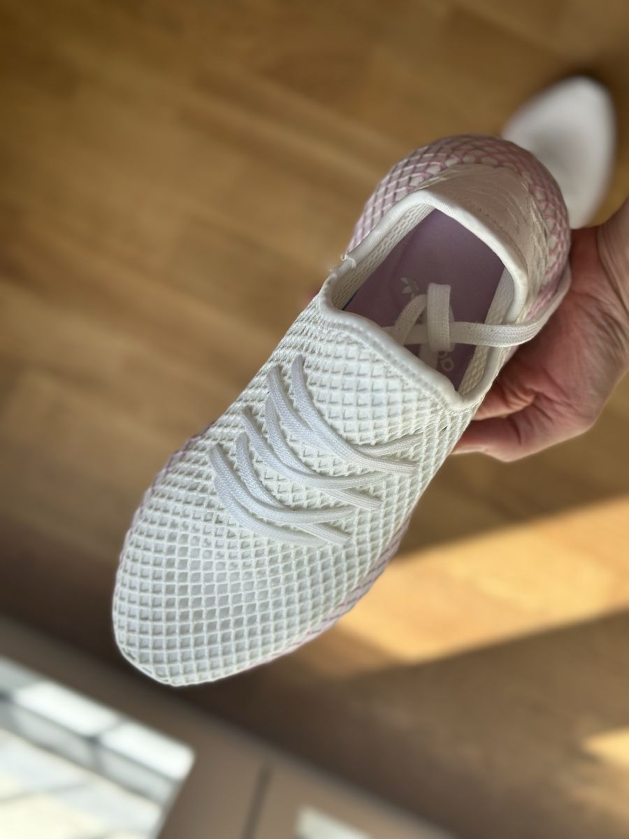 Scarpe da uomo: Adidas Damenschuhe Weiss-Rosa – Nuovo (secondo la descrizione) da Basel venduto da FatmaCan52 3