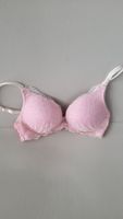 Rosa Push-Up BH mit Spitze und Strass, Grösse 70B, Neu!