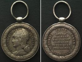 FRANCE Médaille commémor. de l'expédition du Tonkin 1883-85