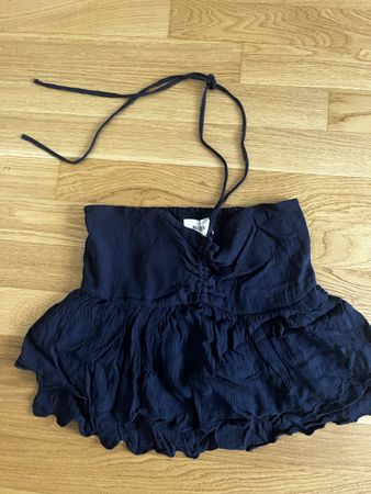 Hollister Neckholder Top, Dunkelblau, Grösse M