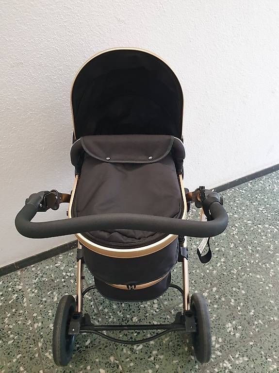 Carrozzine: Kinderwagen Gonser 2 in 1, schwarz – Usato da Zürich venduto da sho_g8sf