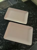 2x Teller /Sushi , Pastellrosa, Top Zustand, Sommer!