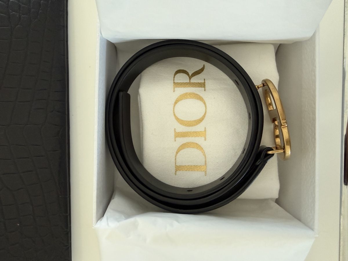 Dior Cinture: Dior Saddle Gürtel schwarzes Leder – Usato da Pratteln venduto da Eileen_H 3