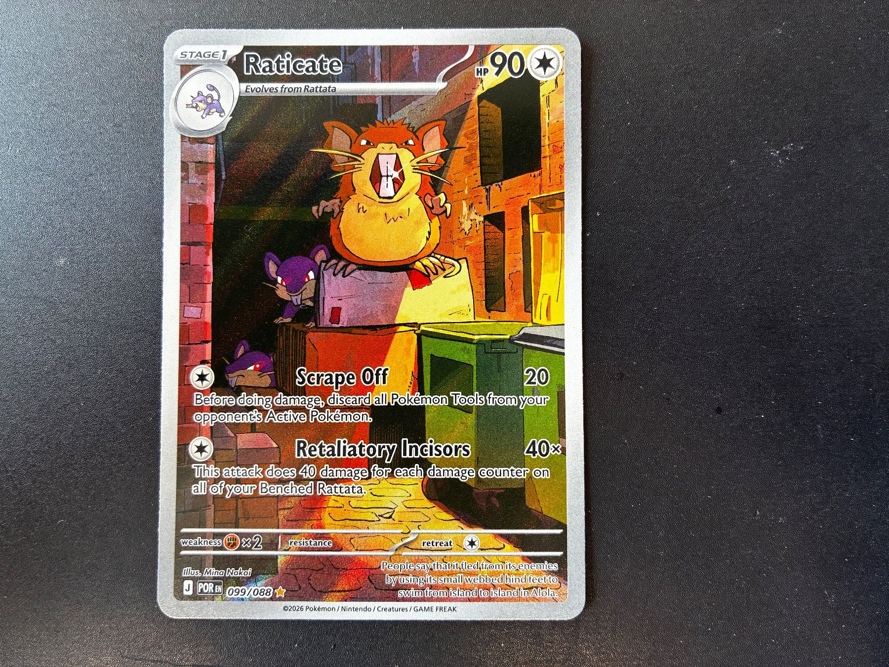 Pokémon Cartes à collectionner: Raticate 099/088 - Perfect Order - en – Neuf (Voir description) à Hütten par yve_tf69
