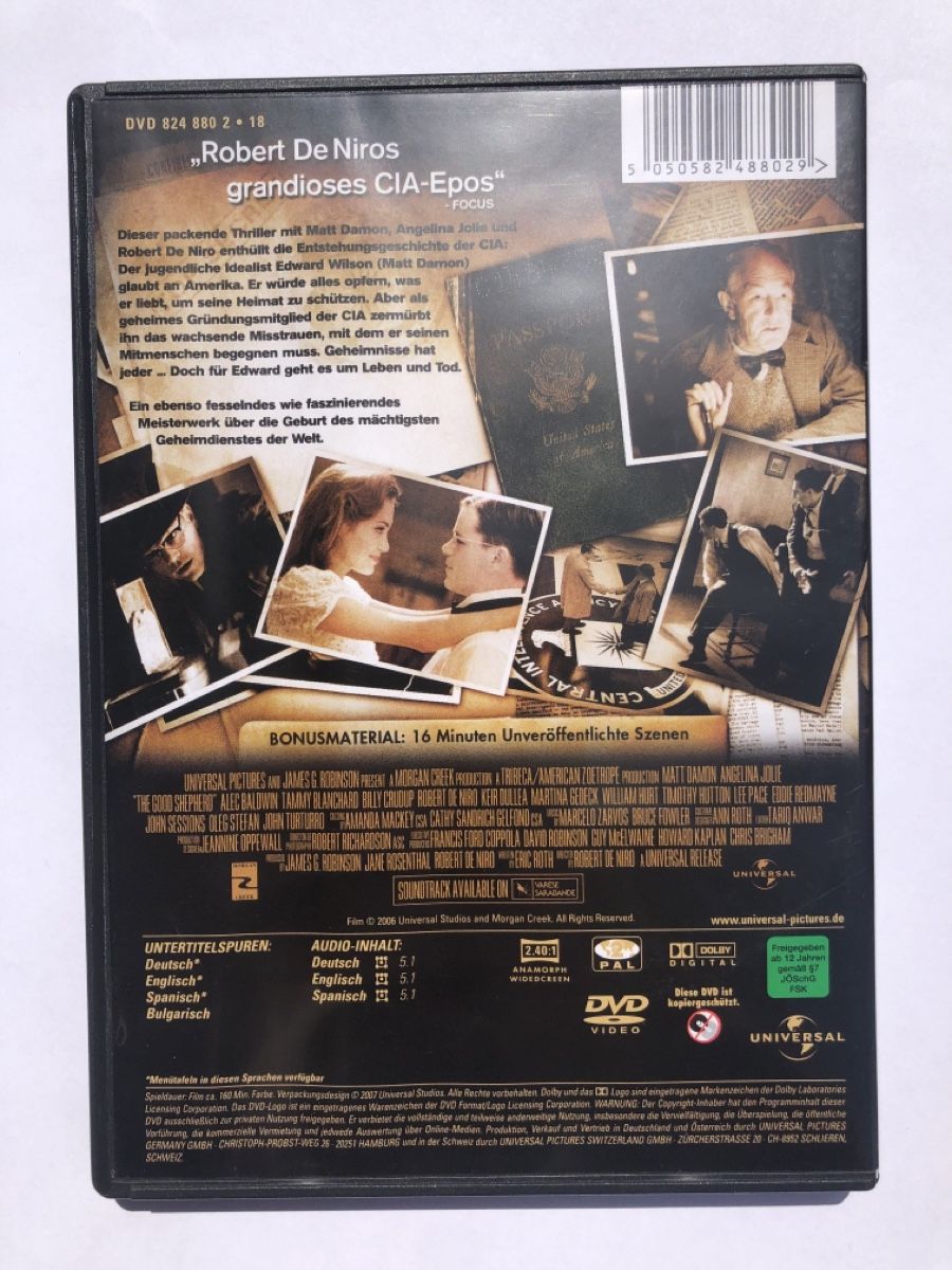 Tous les DVDs: DVD - The Good Shepherd – D'occasion à Langenthal par J_L49 1