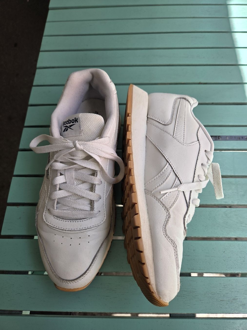 Reebok Scarpe da uomo: Reebok Classic Leder Sneaker Gr. 39 Weiss – Usato da Bern venduto da -Aniko- 2