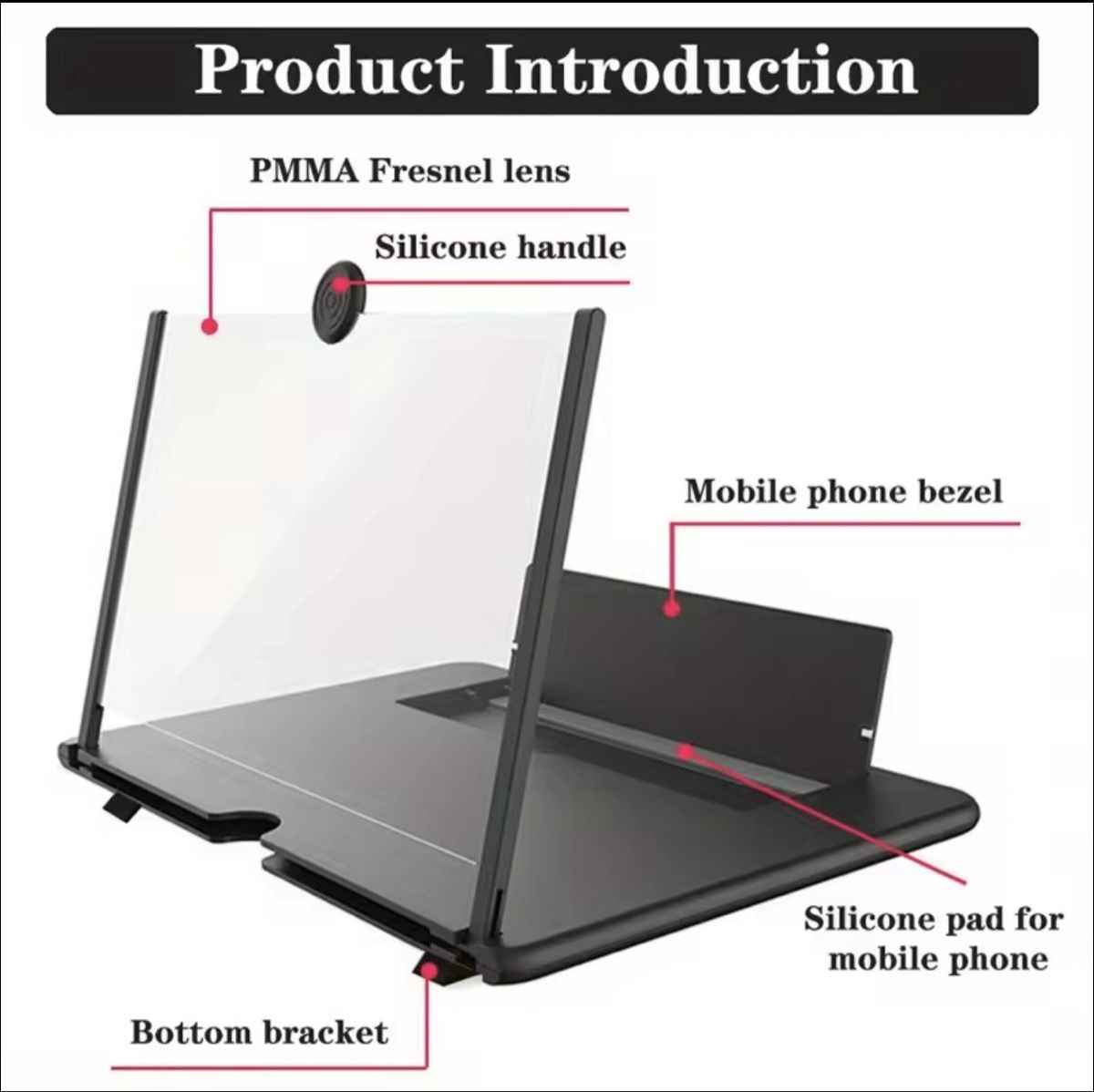 Staffa per monitor: Amplificatore HD per telefoni cellulari – Nuovo e nell'imballaggio originale da Broc venduto da voltnest 2