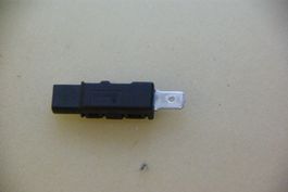 KIRSTEIN Flachstecker/Buchse, schwarz