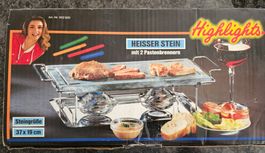 Heisser Stein mit 2 Pastenbrennern, Neu