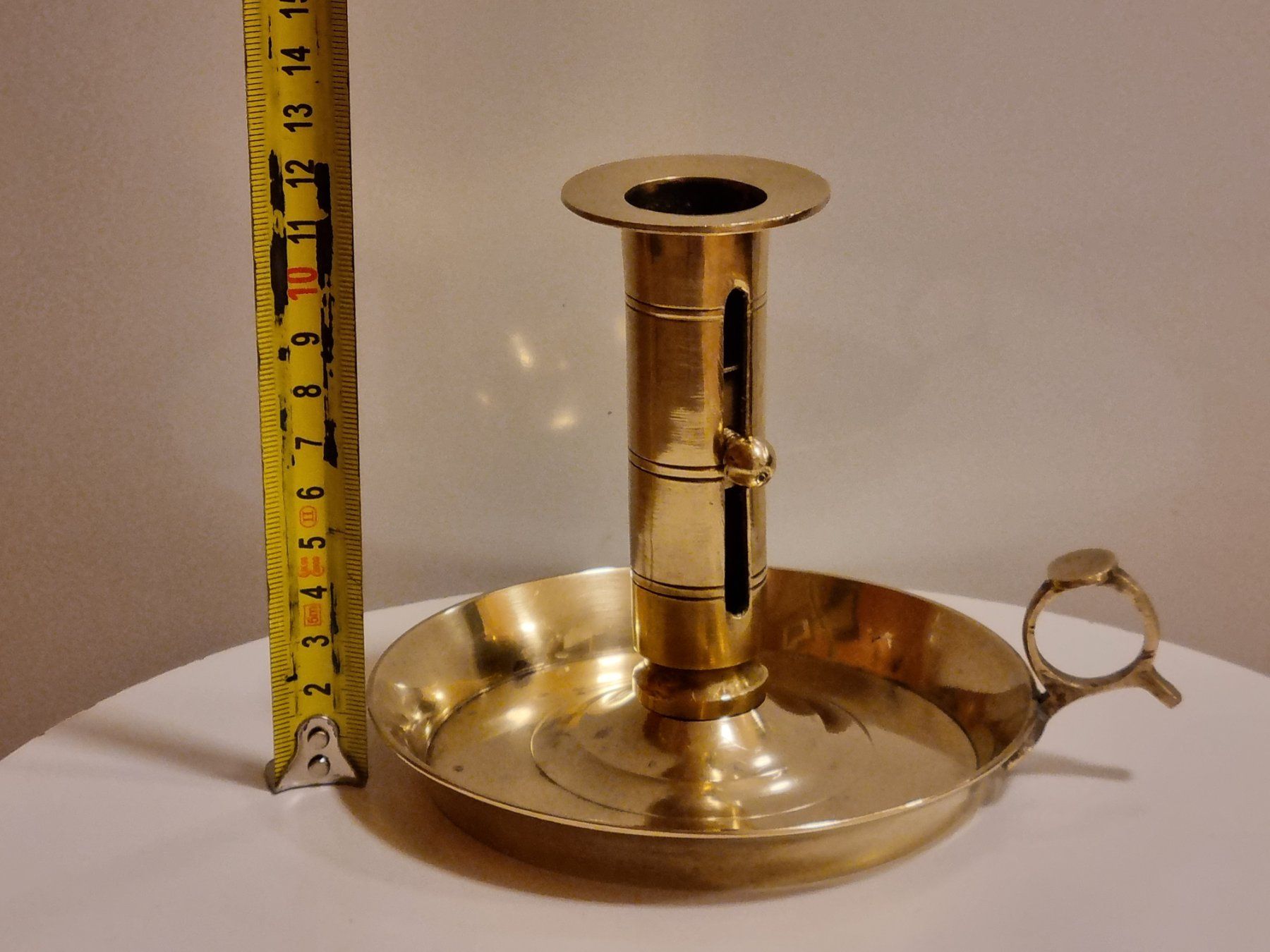 Kerzenständer: Messing Kerzenhalter Kammerleuchter Vintage – Gebraucht aus Scharnachtal von devin03 5