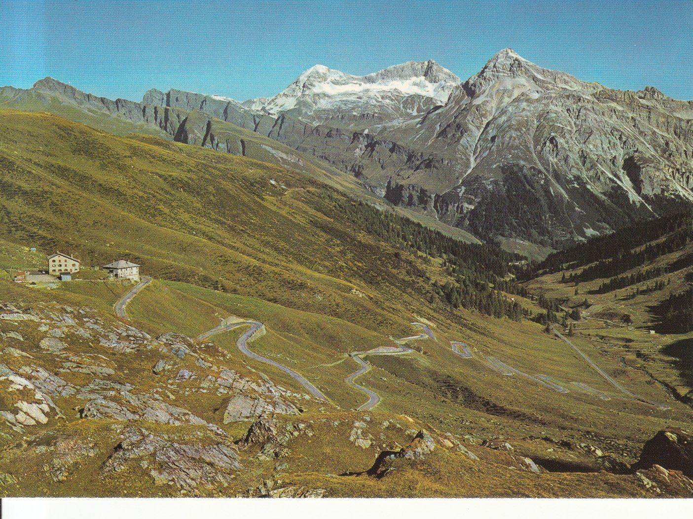 Cartoline postali: Splügenpass 1990 – Usato da Bürglen TG venduto da StampGraf