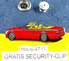 MERCEDES SL CABRIO AUTO PIN GLASIERT  45mm LANG