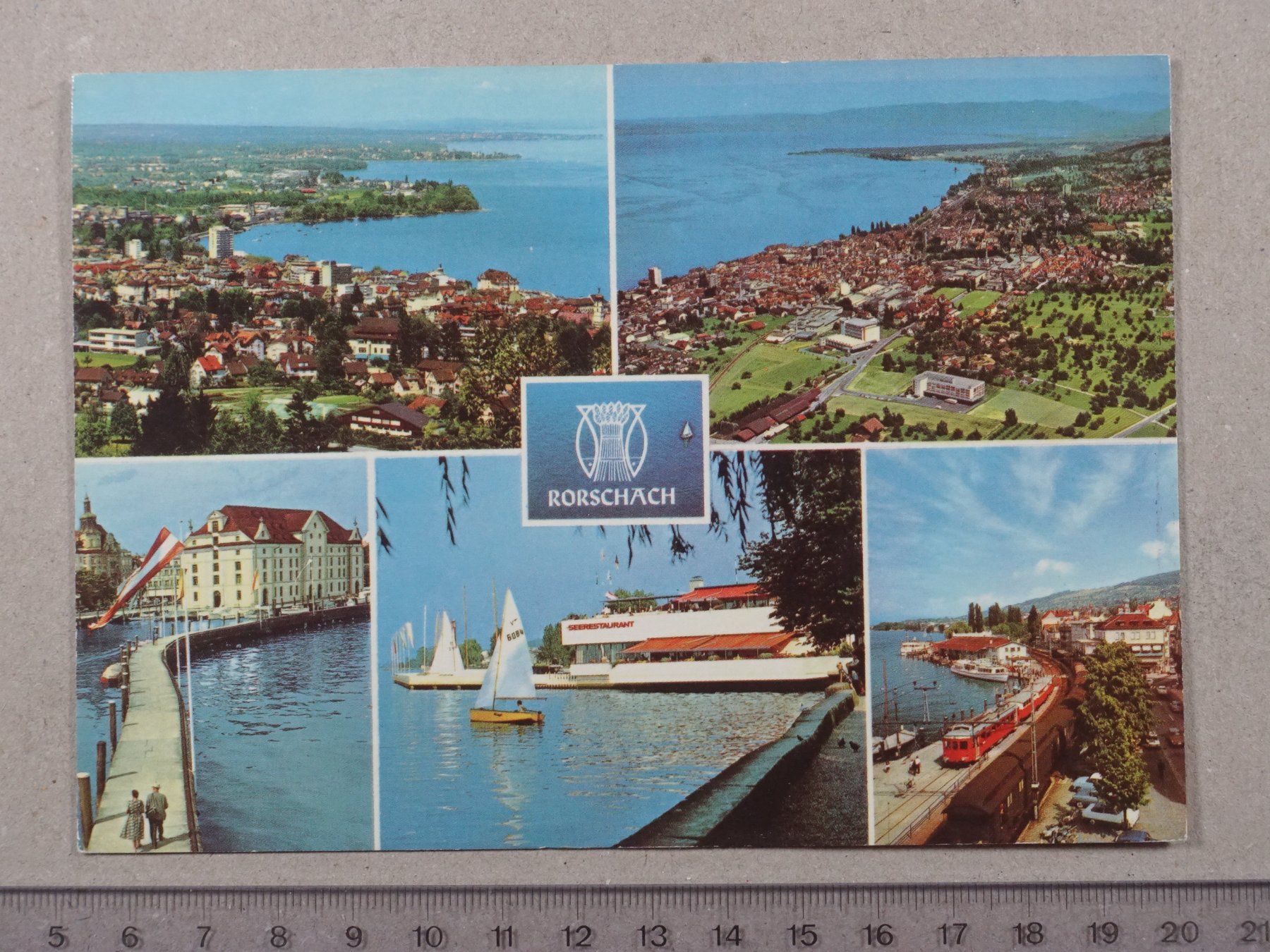 Cartoline postali: Rorschach, 1983 – Usato da Lenzburg venduto da fh1