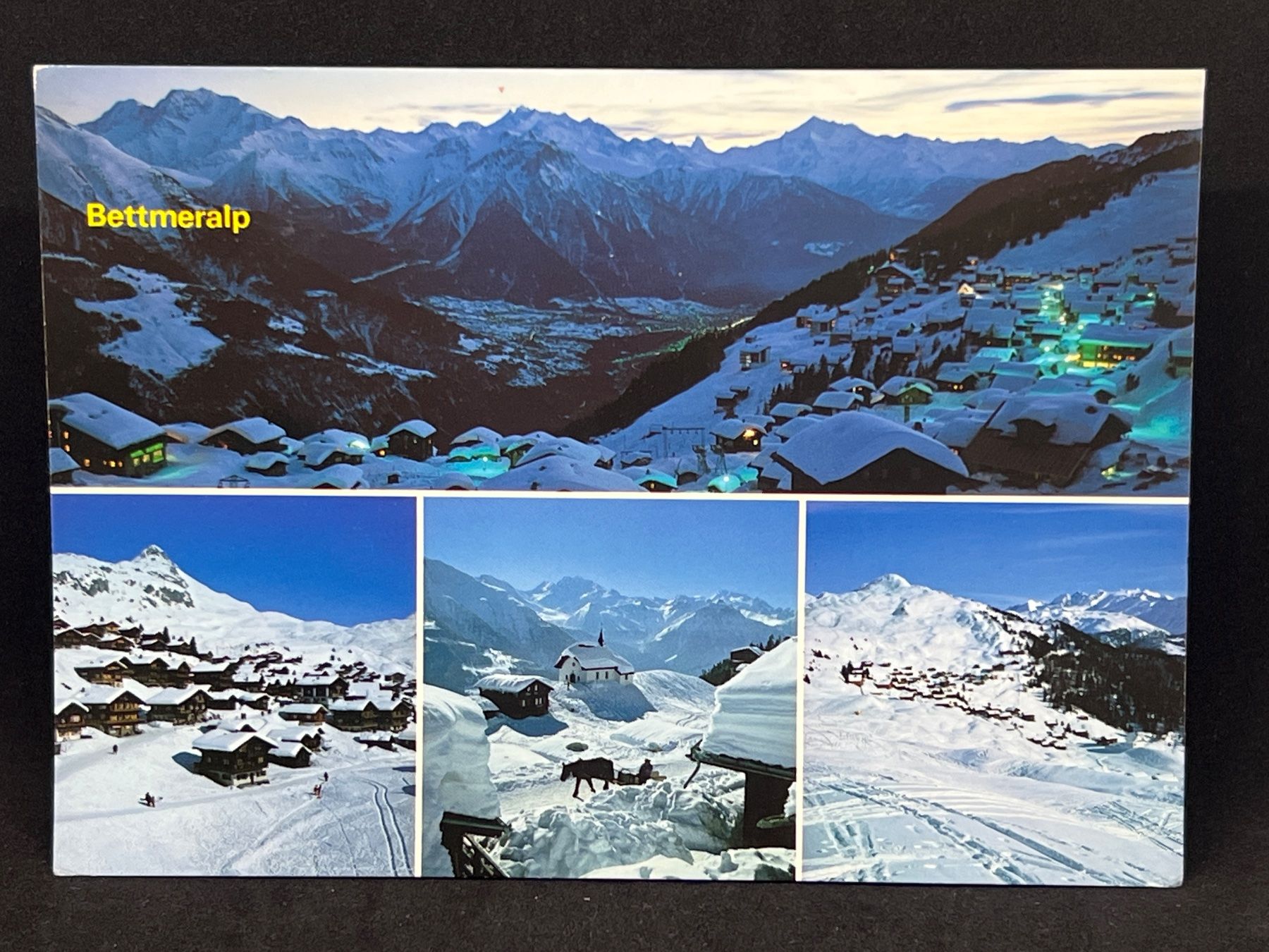 Cartoline postali: Bettmeralp 1930m, Wallis... – Usato da Widnau venduto da Brusi9