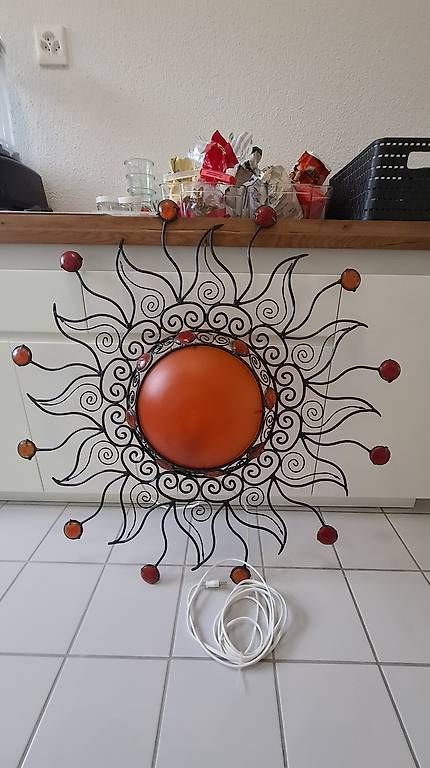Lampes: Wandlampe Sonne, rot – D'occasion à Winterthur par Draco44