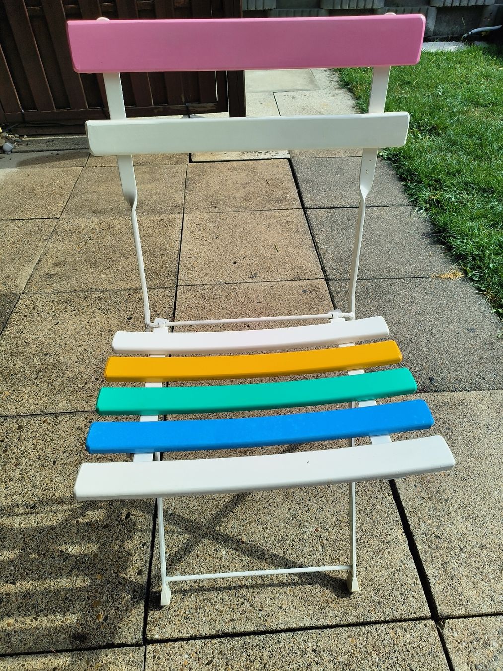 Stühle: Gartenstuhl farbig klappbar  – Gebraucht aus Obfelden von Alf2005 1