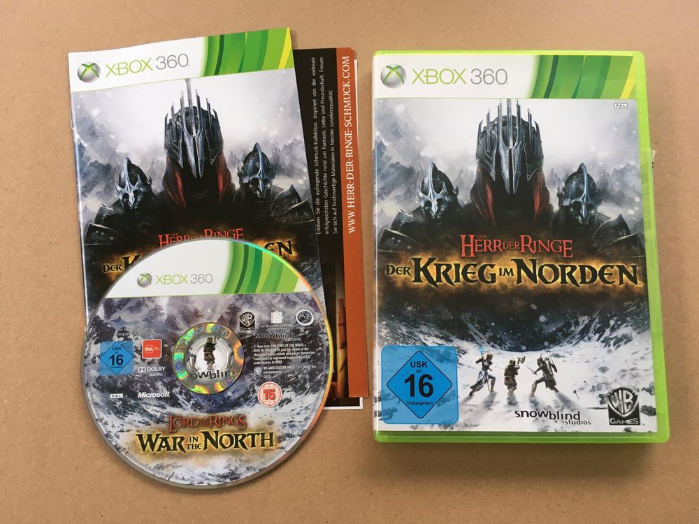 HERR DER RINGE DER KRIEG IM NORDEN für Xbox360 (Gebraucht) in St.Gallen ...