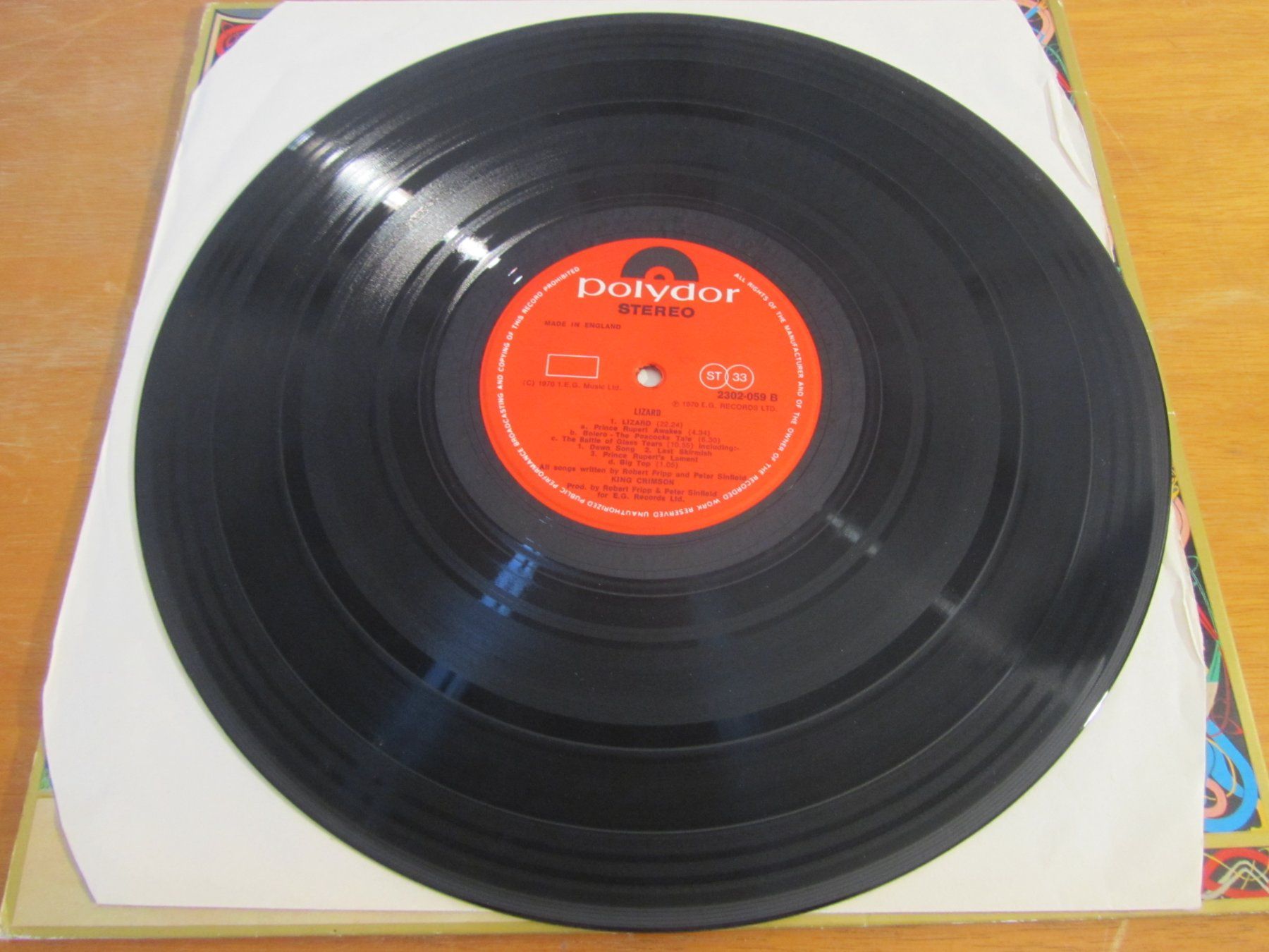Schallplatten: KING CRIMSON:    Lizard – Gebraucht aus Seengen von mikelele 4