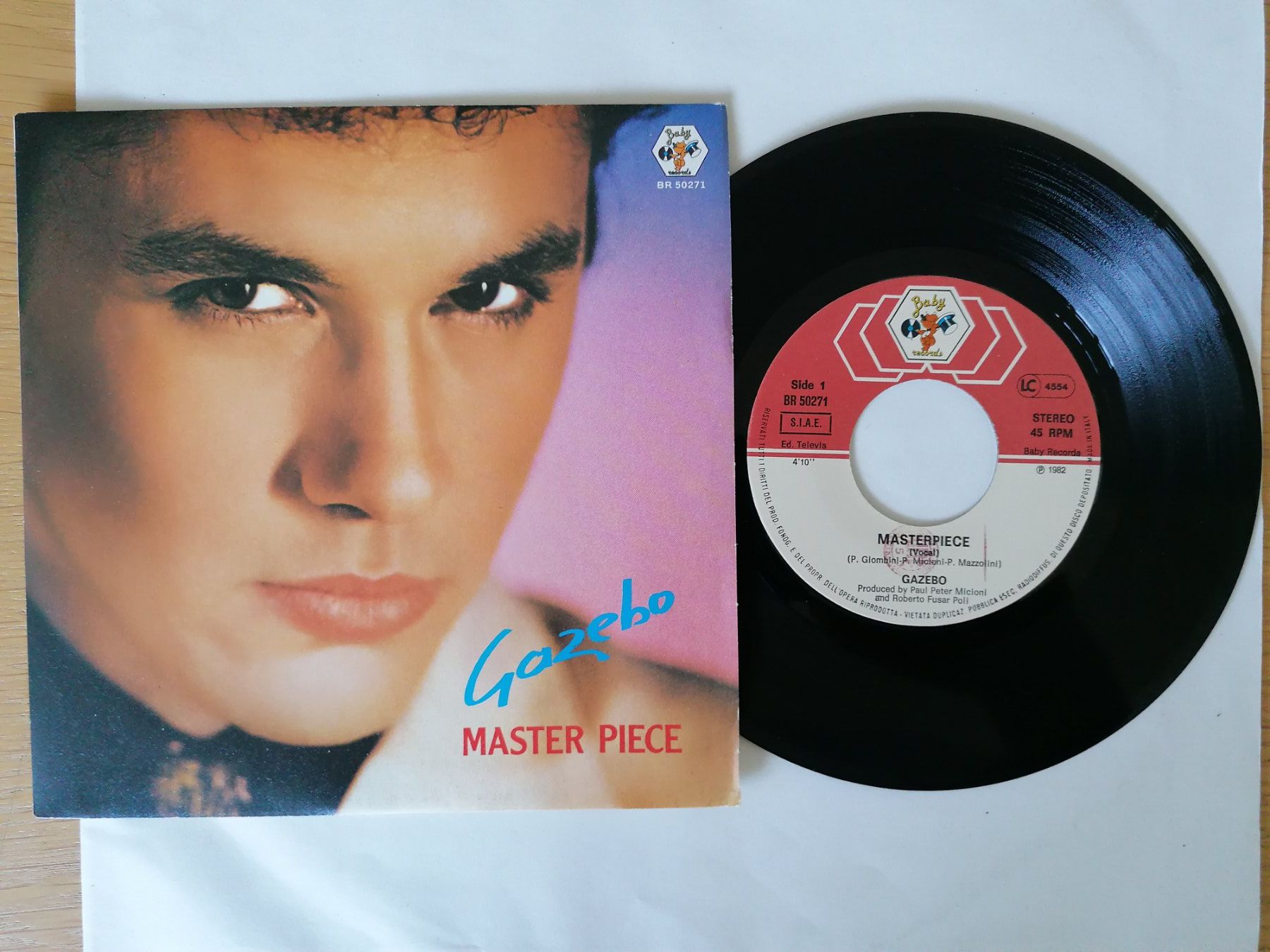 Schallplatten: Gazebo - Masterpiece 7" Vinyl Single – Gebraucht aus Beinwil am See von Funkthesizer