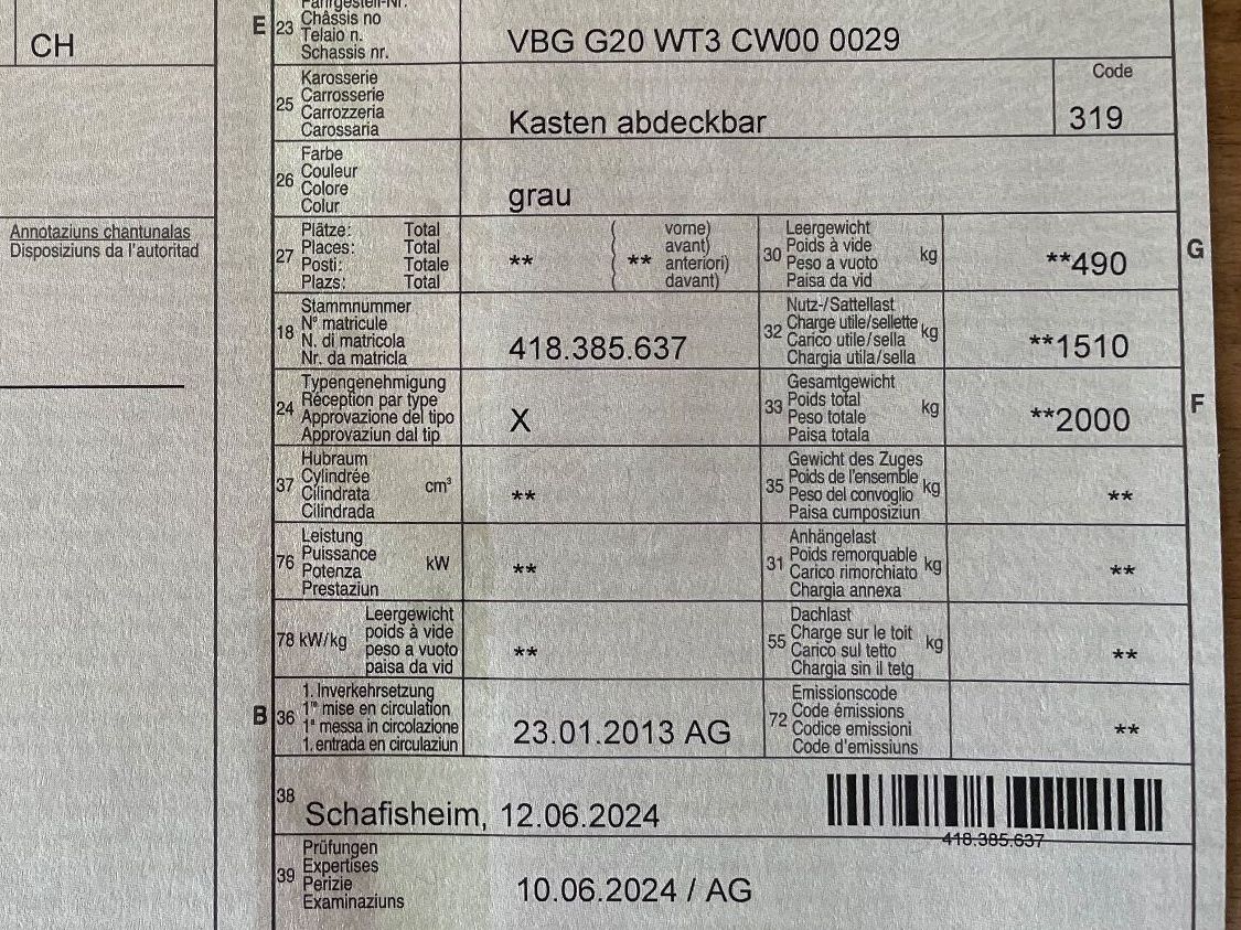 Rimorchi: Multifunktionsanhänger mit MFK – Usato da Rietheim venduto da Ggl 9