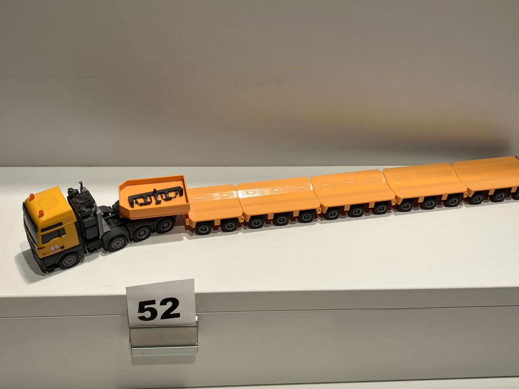 Herpa Modellini d'auto: herpa tieflader orange – Nuovo (secondo la descrizione) da solothurn venduto da Lrz74