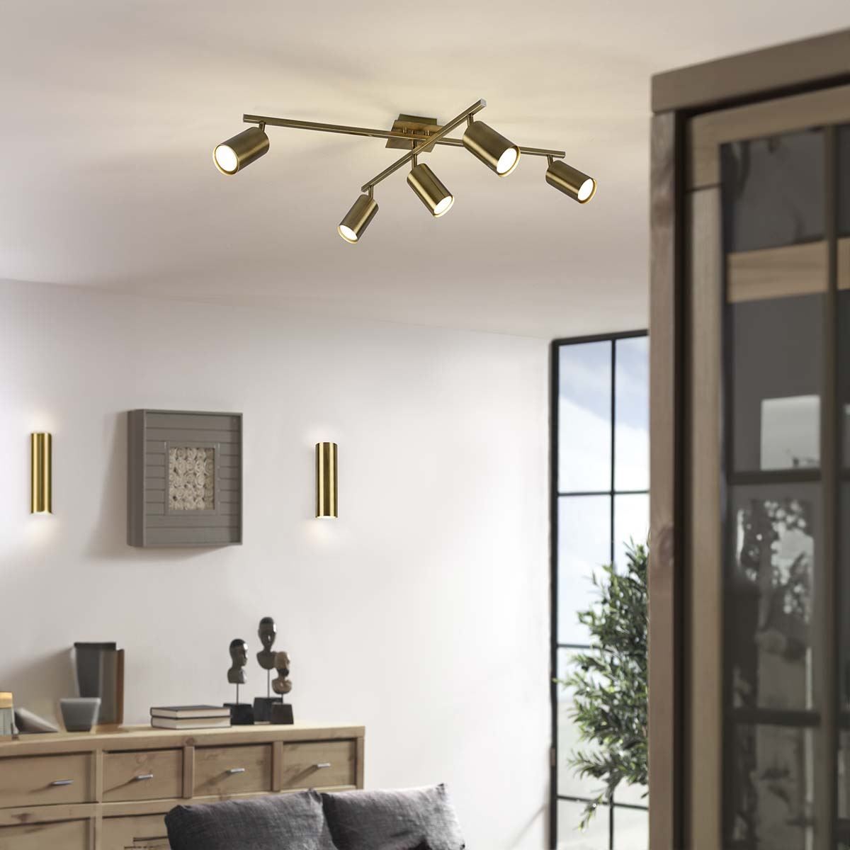 Lampade: Wandleuchte, Altmessing, 18 cm Höhe – Nuovo (secondo la descrizione) da Kreuzlingen venduto da Smart-Light 2