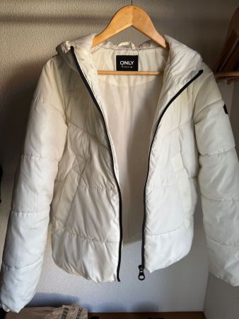 ONLY Winterjacke weiss Gr. S