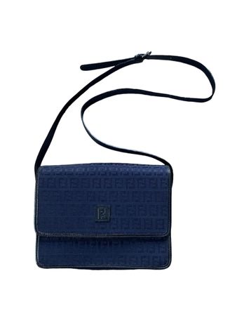 Original Fendi Tasche Blau 80er Jahre